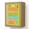 Alfabet - Educatief - Letters leren voor kinderen - Groen - Dieren Light Box met kabel (Wandlamp kind) klein -3d
