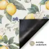 Frans - Citroen -  Citrus - Bloesem - Geel - Groen - Blauw Deurmat klein 898 -antislip_NL