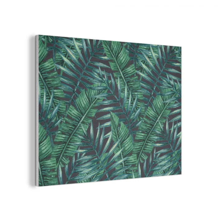 Jungle - Bladeren - Tropical PET vilt klein -3d