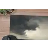 Kust - Golven - Rots - Storm muismat rubber klein -closeup