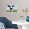 Koe - Weiland - Natuur - Dieren - Gras poster papier klein -sfeer3