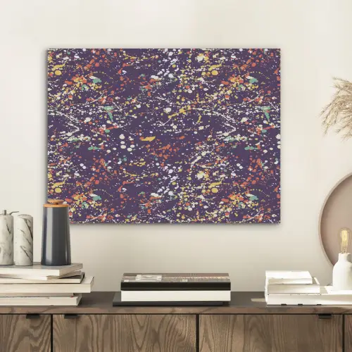 Spat - Abstract - Stippen PET vilt klein 837 -sfeer1
