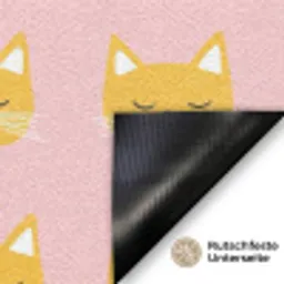 Katten - Patroon - Roze Deurmat klein 898 -antislip_DE
