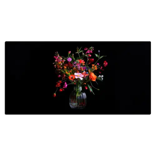 Boeket - Veldbloemen - Vaas Muismat XXL klein -3d_leeg