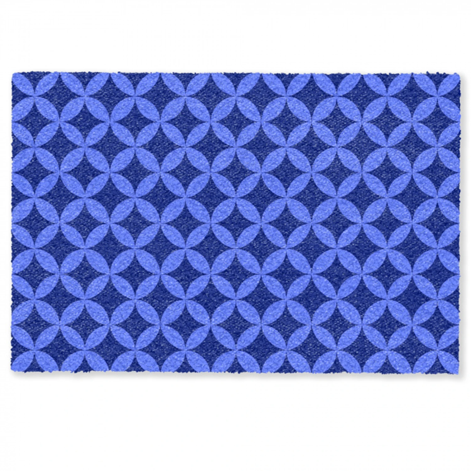 Patroon - Blauw Deurmat klein -zkaufland3d