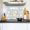 Monstera - Palmblad - Jungle - Tropisch Inductie beschemer met haakjes klein -sfeer2