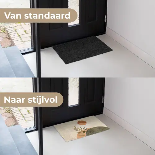 Takken - Vormen - Abstract Deurmat klein -voor-na_NL
