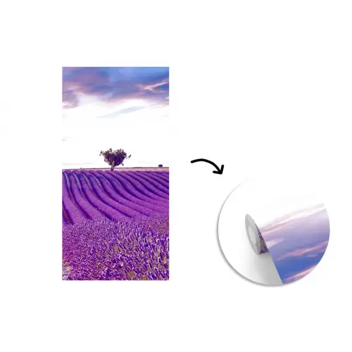 Lavendel - Natuur - Paars - Bomen fotobehang vinyl groot -3d