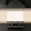 Patronen - Abstract - Beige - Geometrie keuken achterwand spatscherm klein 900 -sfeer1