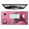 Panter - Luxe - Roze Muismat XXL klein -3d