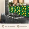 Donkergroen - Ananas - Bladeren keuken achterwand 2 middel 871 -usp_NL