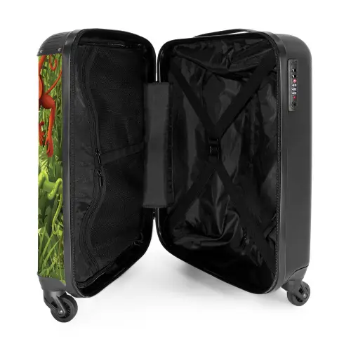Jolige jungle Koffer - NBS - Handbagage middel -binnenkant