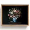 Bloemen - Art - Pastel - Quotes Dienblad Rechthoek middel -z3d_shopping