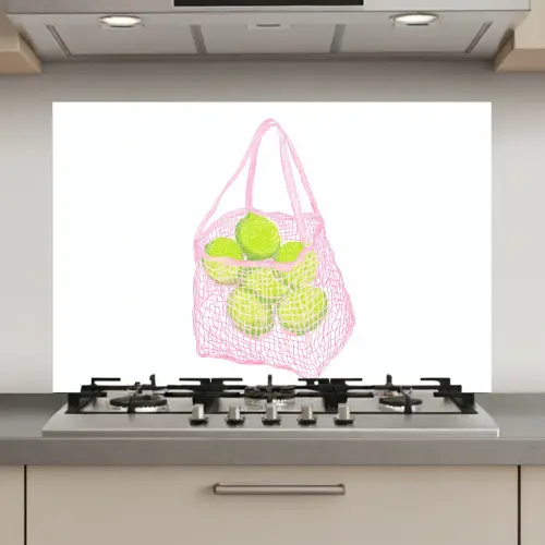 Netzakje - Roze - Illustratie - Limoenen keuken achterwand spatscherm klein -3d_website