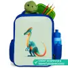 Staart - Dino - Minimalistisch - Blauw Kinderrugzak - Blauw middel -inhoud_NL