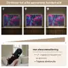 Stad - Neon -  Nacht - Roze - Graffiti Light Box met batterij (Wandlamp) middel -USP_dimbaarNL