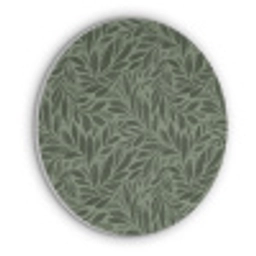 Bladeren - Organisch - Groen Akoestische PET Vilt - Rond klein 838 -3d
