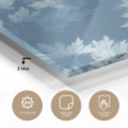 Varen - Botanisch - Patroon - Grijsblauw plexiglas 5mm klein 11 -sfeer2