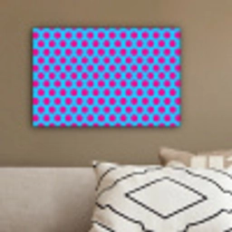 Stippen - Klassiek - Roze canvas 2cm klein 34 -sfeer3
