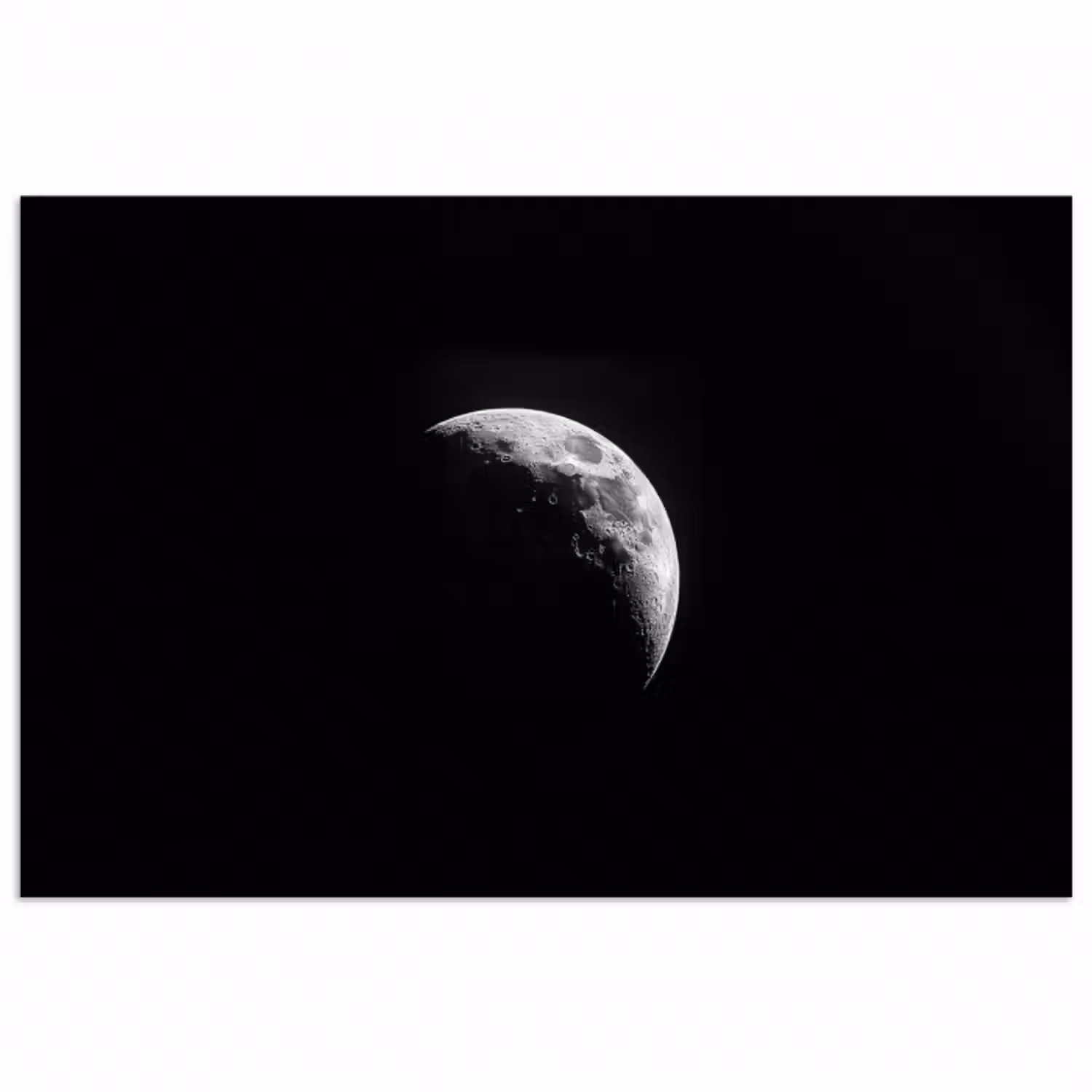 Poster - Mond - Himmel - Schwarz - Schatten