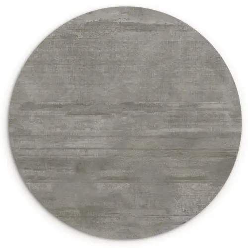 Patroon - Beton - Grijs Wandcirkel kunststof plaat 5mm dik klein 188 -3d