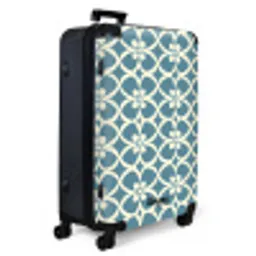 Patroon - Symmetrisch - Blauw NBS - Large koffer - Volwassenen Unisex groot -product1