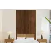 Hardhout - Patronen - Bruin fotobehang vinyl groot 64 -bed