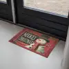 Klassiek - Kerstgroet - Sneeuwpop - Rood Deurmat klein -sfeer2