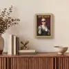 Koffie - Vrouw - Middelvinger Light Box met kabel (Tafellamp) klein -sfeer2
