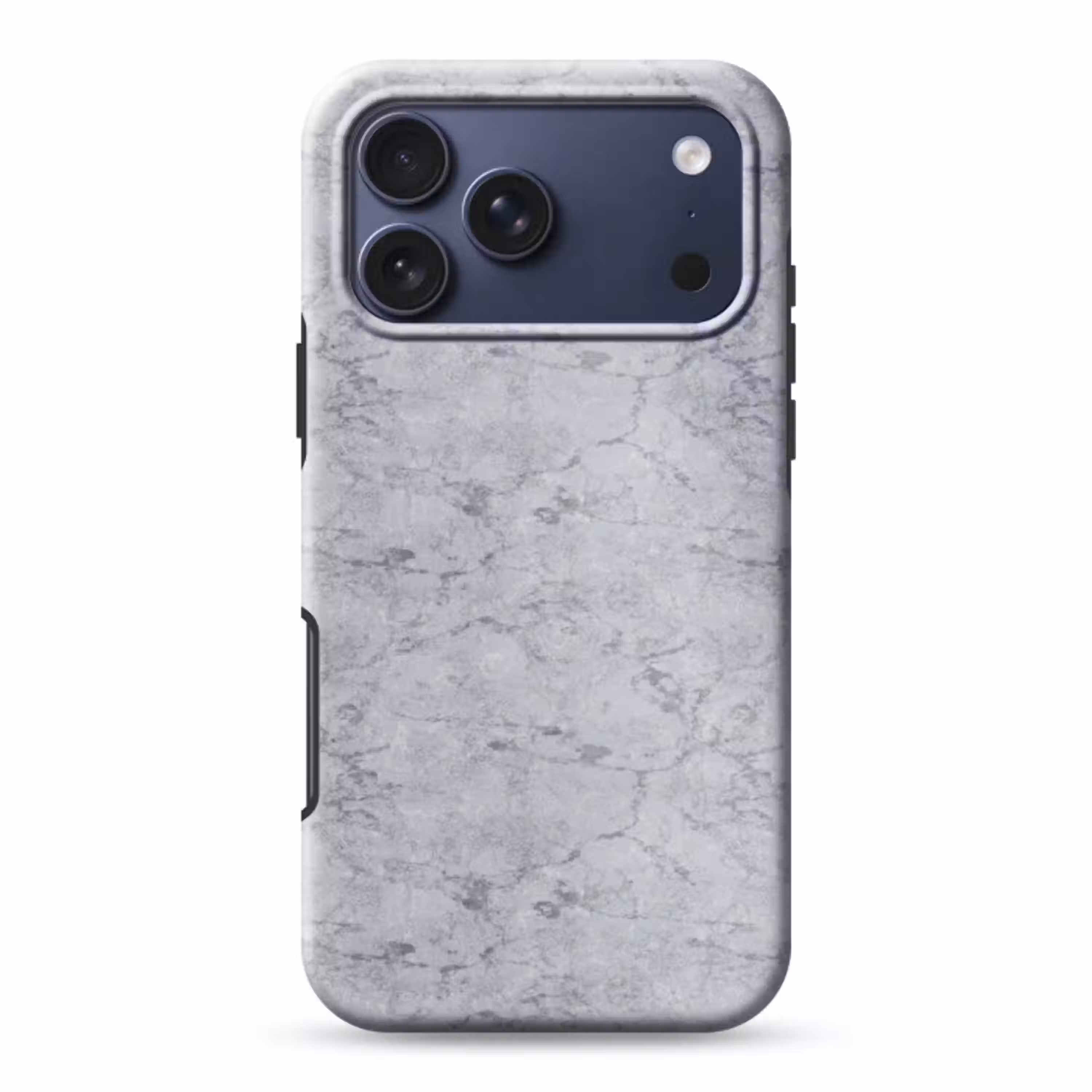 Marmerplaat - Patroon - Grijs Toughcase MagSafe Apple iPhone 17 Pro Max klein 1019 -3d