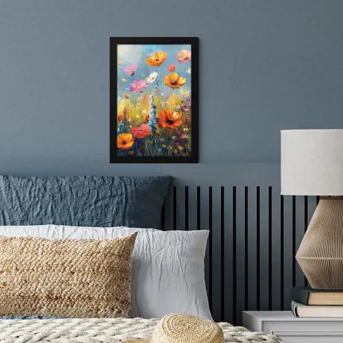 Bloemen - Natuur - Botanisch - Kunst fotolijst zwart zonder passe partout klein -sfeer3