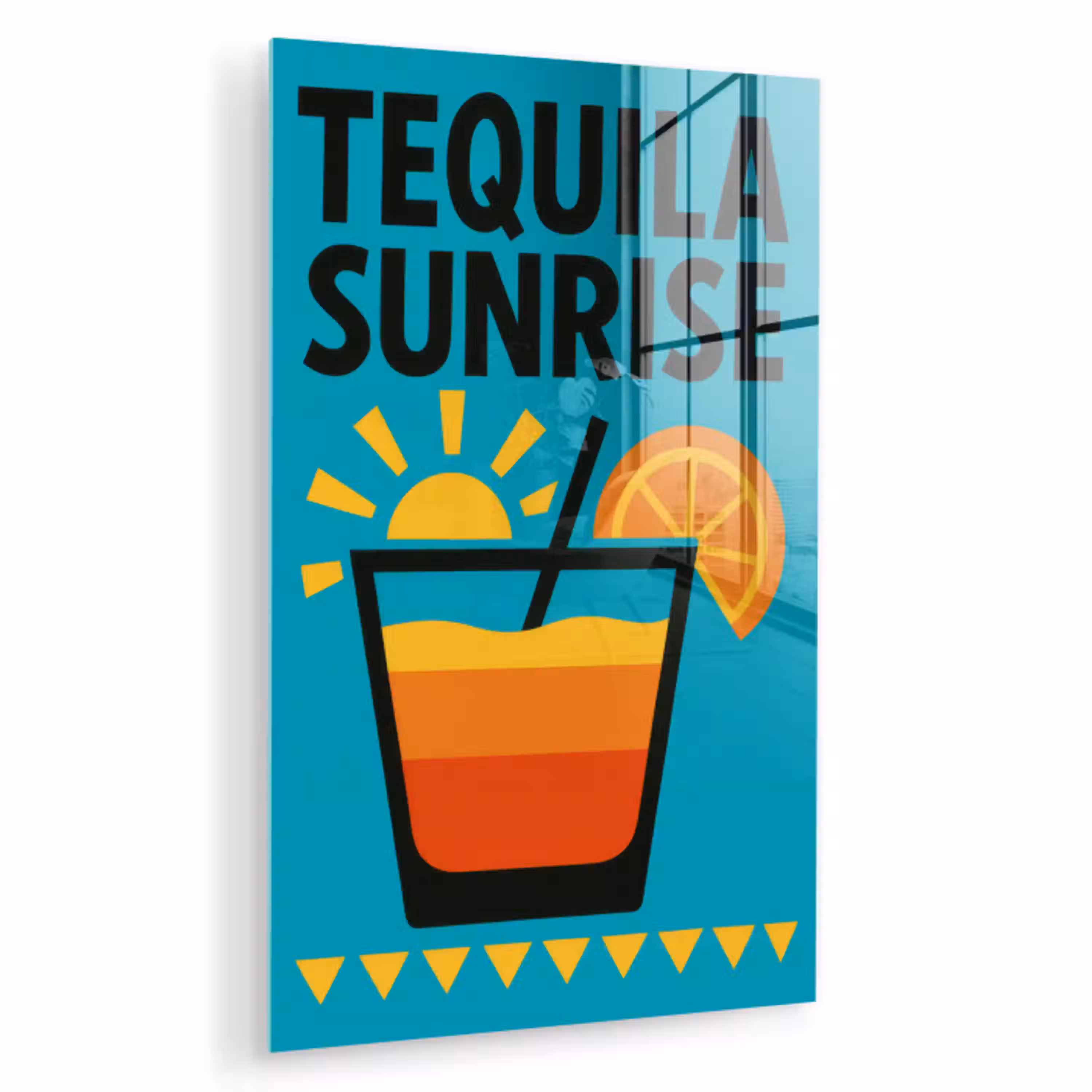 Illustratie - Tequila - Glas - Blauw plexiglas 5mm klein -zzzproduct_nieuw