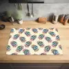 Retro - Disco - Bloemen - Discobal- Multi Inductie beschermer vinyl 3mm klein 276 -sfeer5