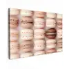 Macarons - Beige - Bruin Tuinposter op houten frame 2 cm dik klein -3d