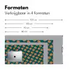 Groen - Disco - Patroon Muismat XXL klein 681 -sfeer5
