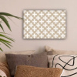 Patroon - Symmetrisch - Beige canvas 2cm klein 34 -sfeer1