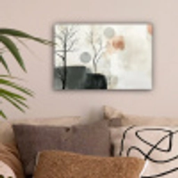 Wabi sabi - Beige - Plant canvas 2cm klein -sfeer1