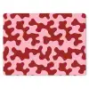 Modern - Abstract - Rood muismat rubber klein 262 -3d