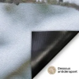 Roodborstje - Tak - Sneeuw - Winter - Levendig Deurmat klein -antislip_FR