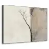Wabi sabi - Plant - Beige Textielframe - compleet frame klein -3d