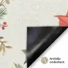 Kerstkrans - Hert - Hulst - Rood Deurmat klein -antislip_NL