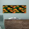 Mandarijn - Oranje - Druppels - Groen canvas 2cm klein 828 -sfeer4