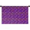 Panterprint - Paars - Groen - Neon Wandkleed katoen klein 269 -zz3d