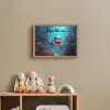 Haai - Onderwaterwereld - Oceaan Light Box met batterij (Wandlamp kind) middel -sfeer2_kind
