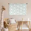 Patronen - Abstract - Groen - Geometrie Wandkleed katoen middel 269 -wsfeer5_kind
