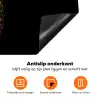 Ananas - Zwart - Goud - Luxe Inductie beschermer vinyl 3mm klein -zzzzzzz-td-onderkant