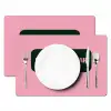 Roze - Tekstwolk - Groen - BLAH BLAH BLAH Placemat vinyl groot -zzsfeer2_Kitchenyeah-website