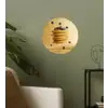 Pannenkoeken - Eten - Honing - Geel Wandcirkel behangsticker klein -sfeer2