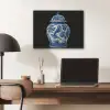 Pot - Delfts Blauw - Bloemen PET vilt klein -sfeer5