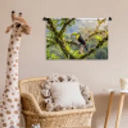 Toekan - Jungle - Natuur - Kleurrijk Wandkleed katoen klein -wsfeer5_kind